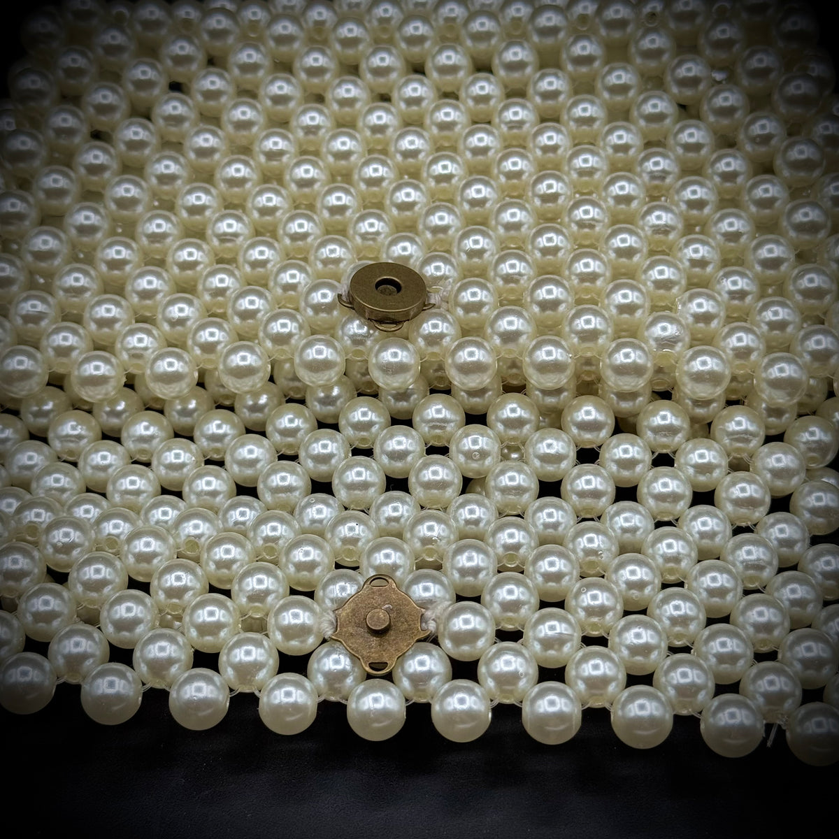 Faux Pearl Crossbody Bag