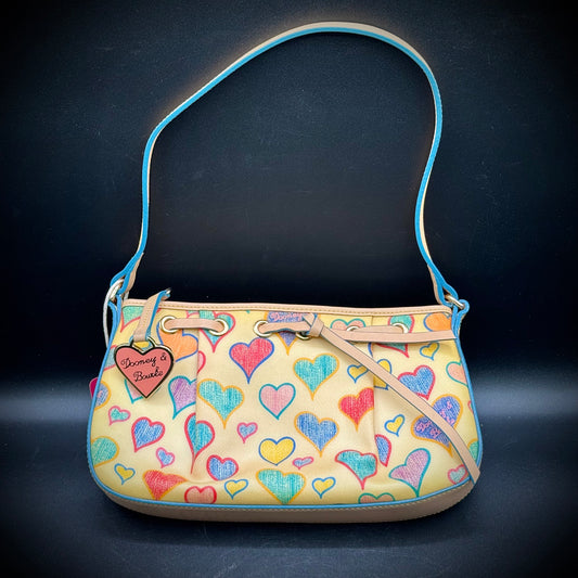 New Dooney & Burke Heart Motif Handbag