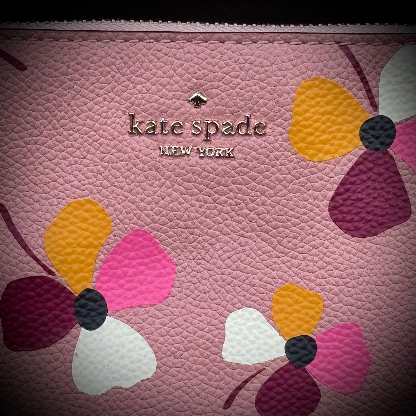 Kate Spade New York Triple Gusset Flower Motif Crossbody Bag