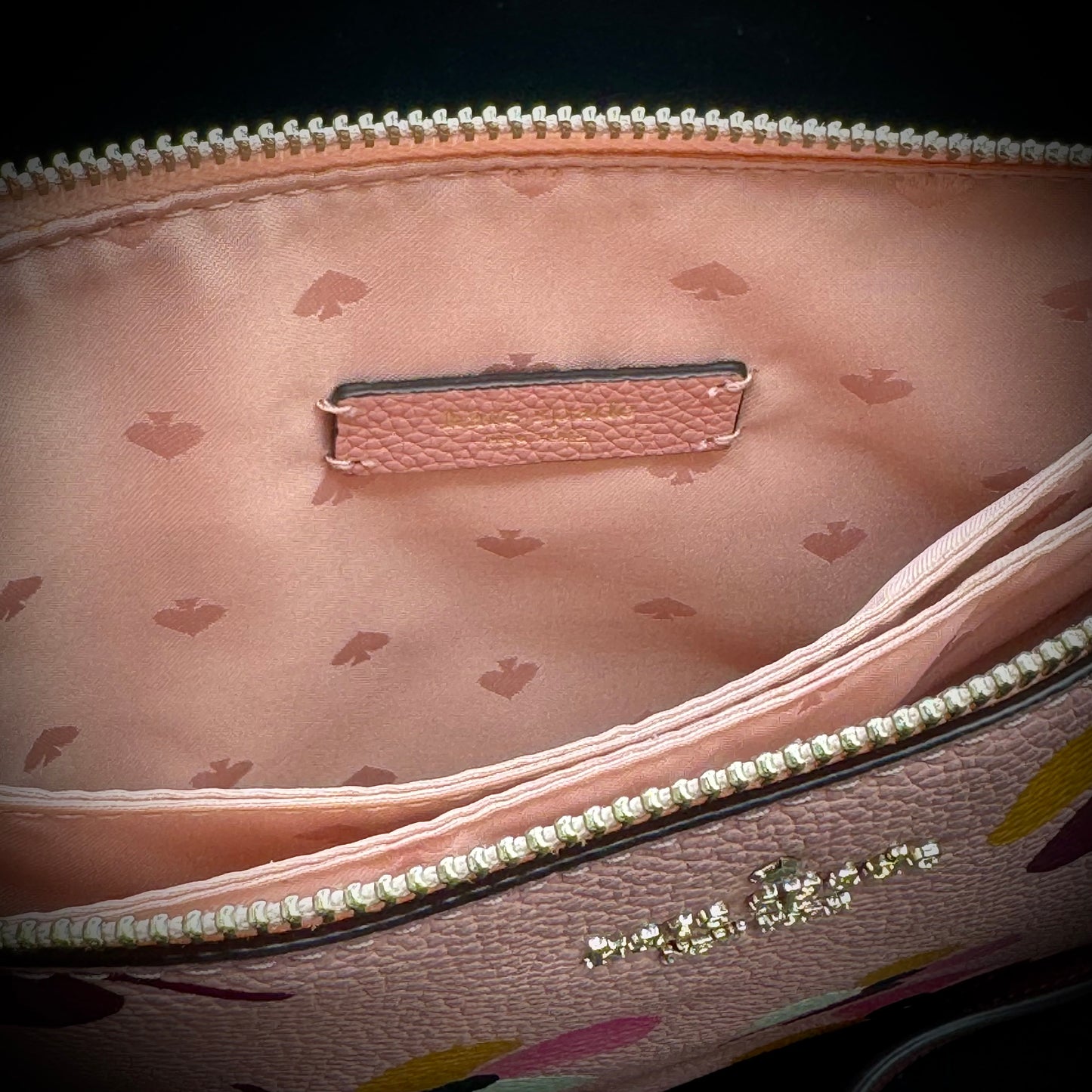 Kate Spade New York Triple Gusset Flower Motif Crossbody Bag