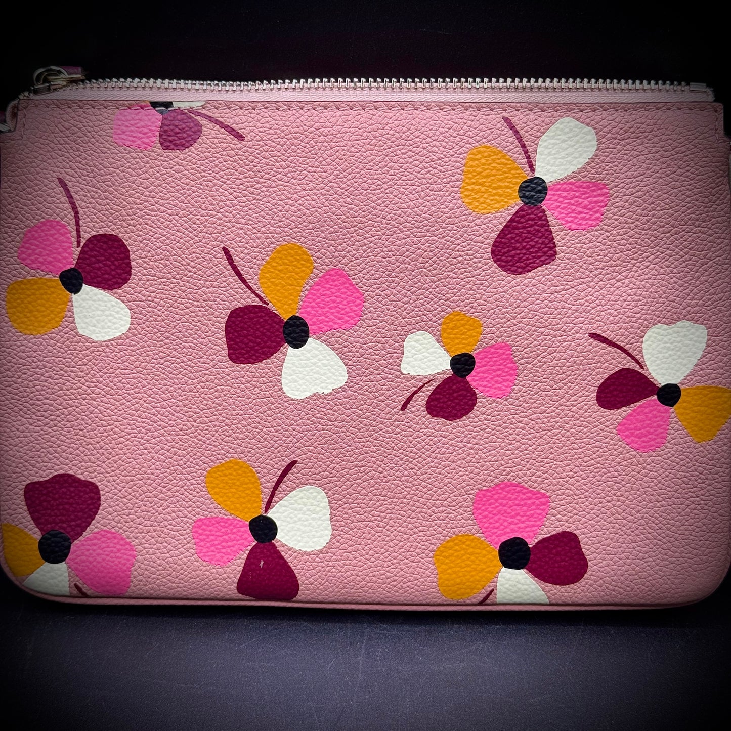 Kate Spade New York Triple Gusset Flower Motif Crossbody Bag
