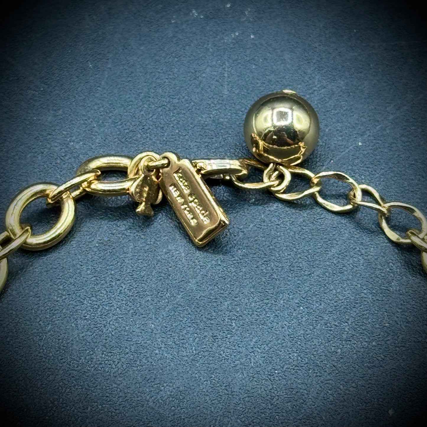 Kate Space Designer Handbag Motif Charm Bracelet