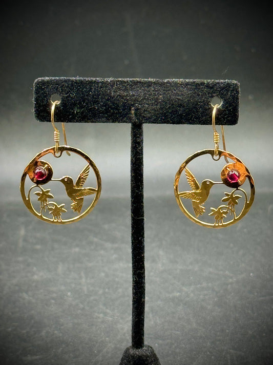 Wild Byrde Hummingbird Earrings