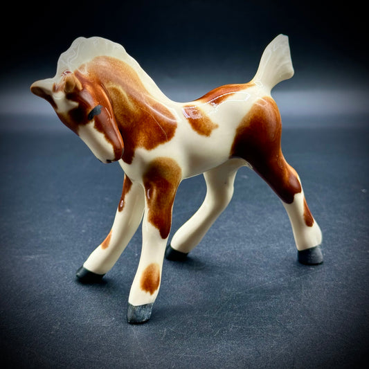 Vintage Ceramic Horse Statue