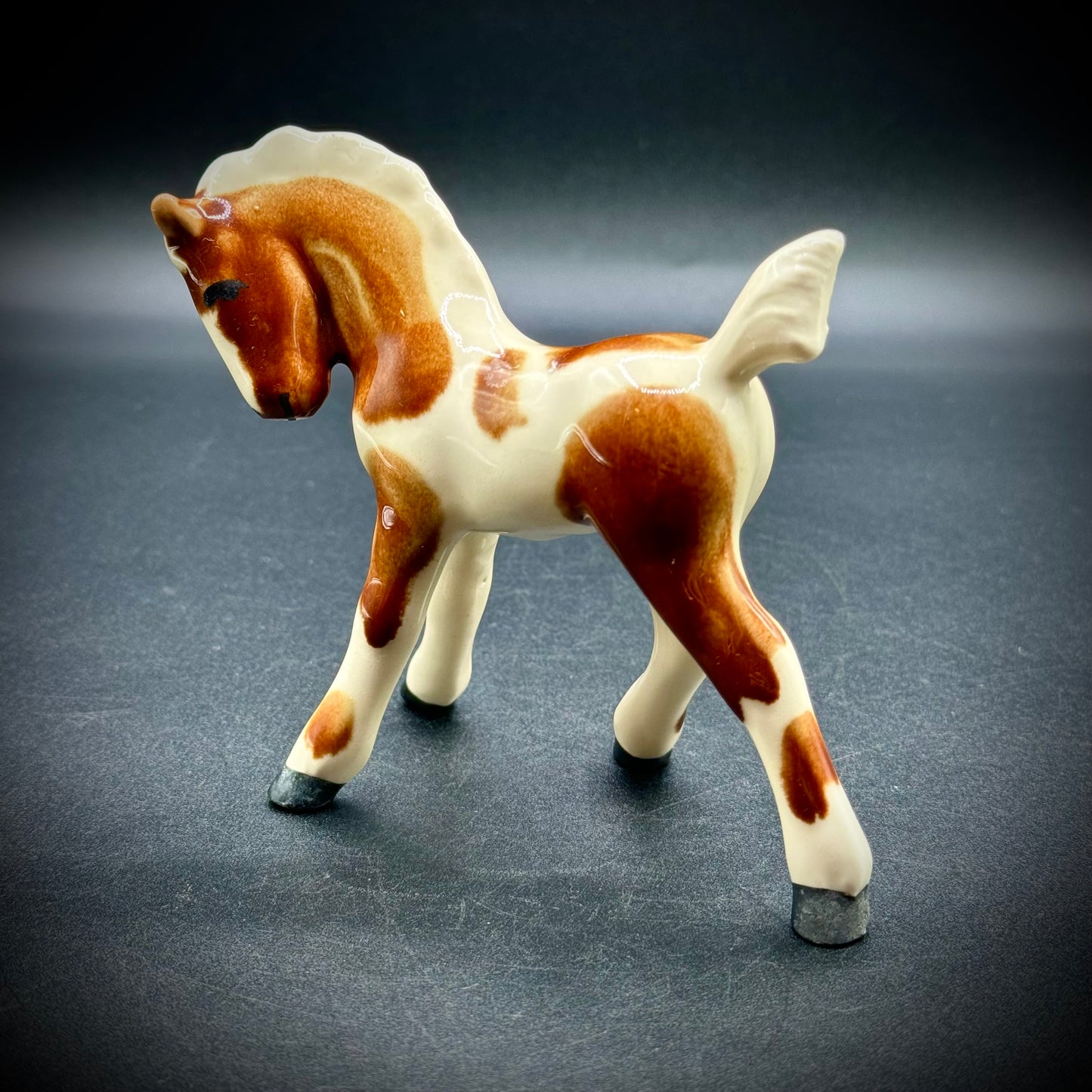 Vintage Ceramic Horse Statue