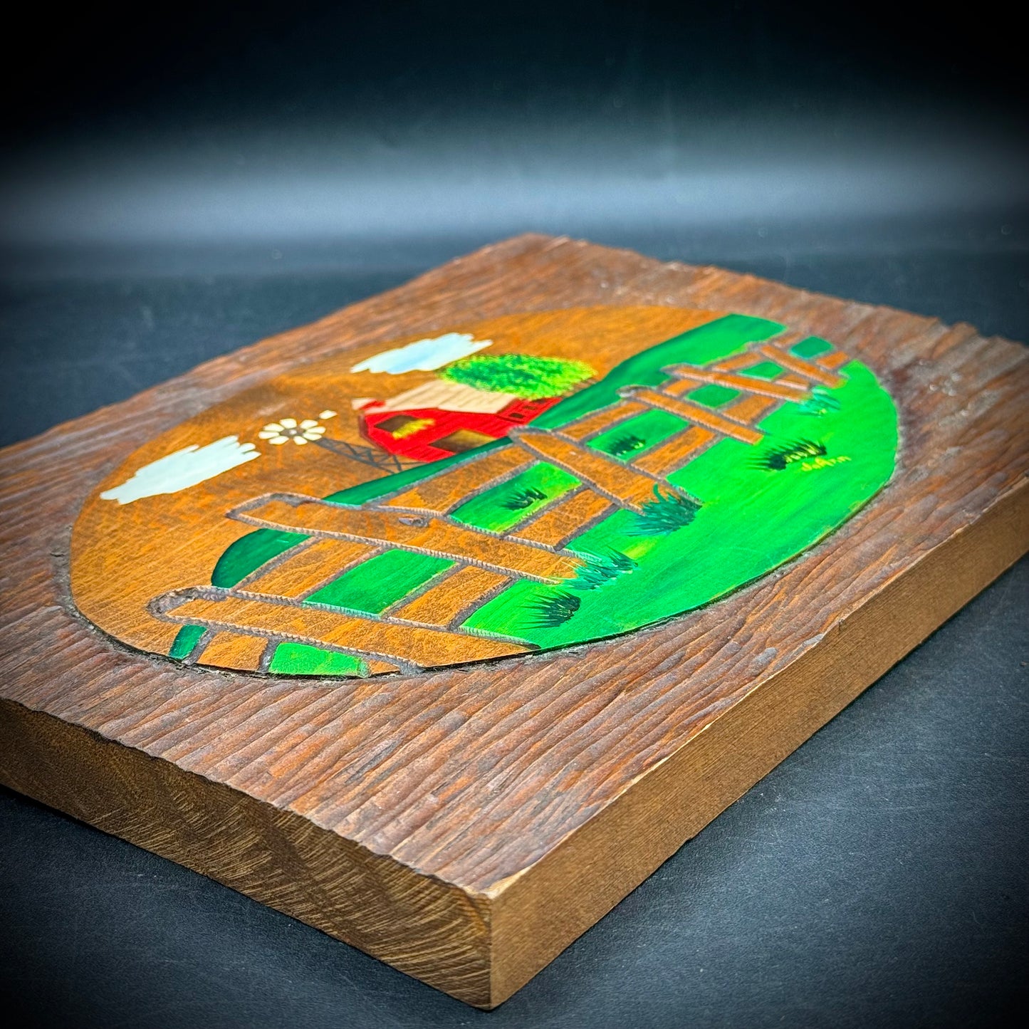 Artist JoAnn Ehlers Original Painted & Carved Farmhouse Art on Wood