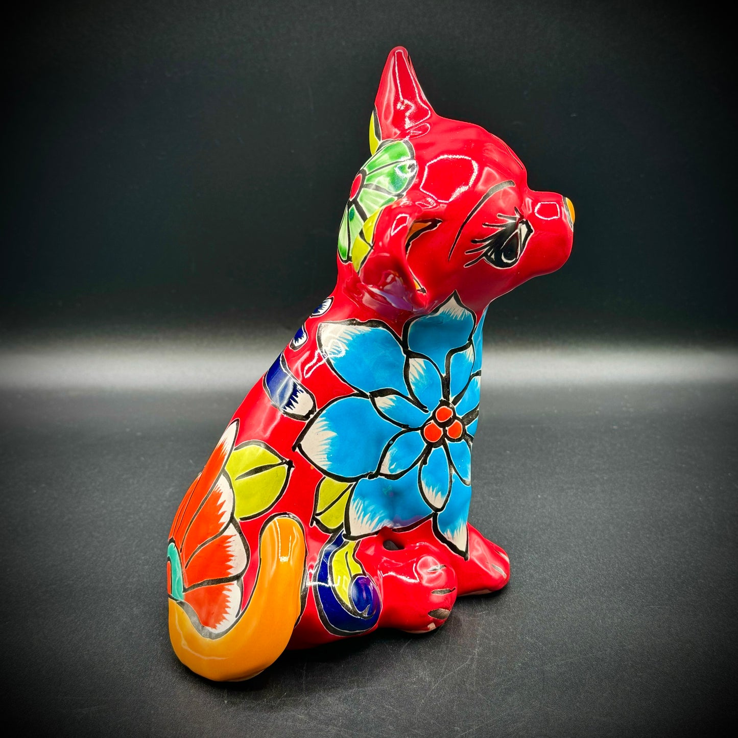 Fabulous Talavera Mexican Pottery Chihuahua