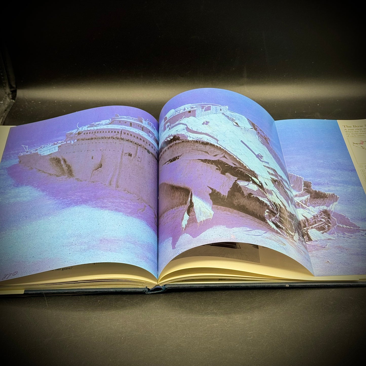 Vintage "Discovery of The Titanic" Hardcover Book by Dr. Robert D. Ballard