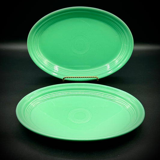 Pair of Fiesta Lime Green Plates