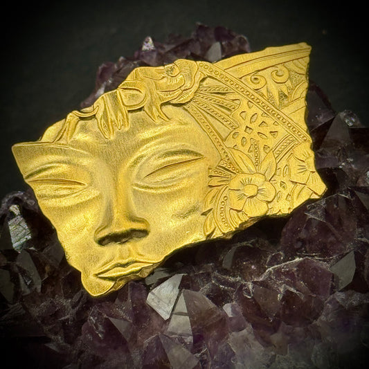 Vintage JJ Geisha Brooch