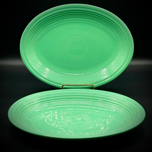 Pair of Fiesta Large Lime Green Plates