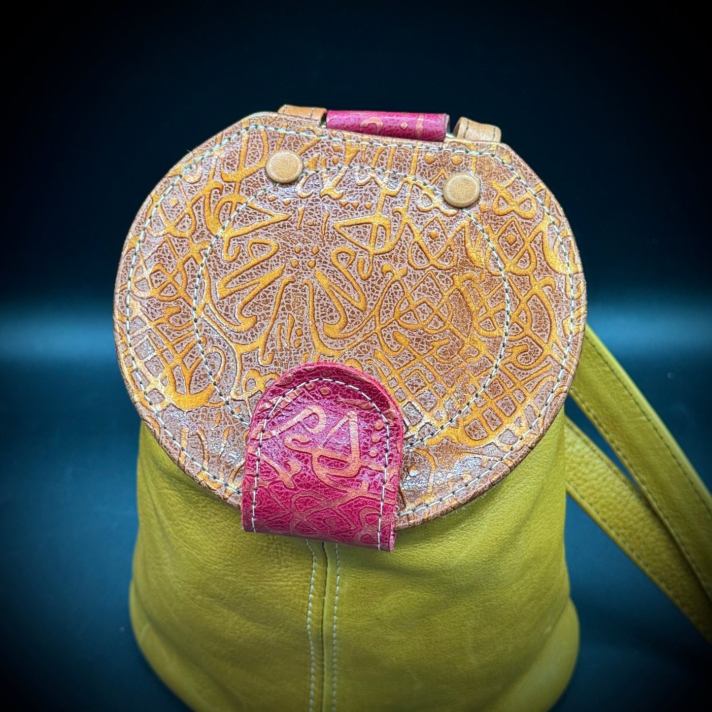 Vintage Maxx New York Buttery Leather Bucket Bag