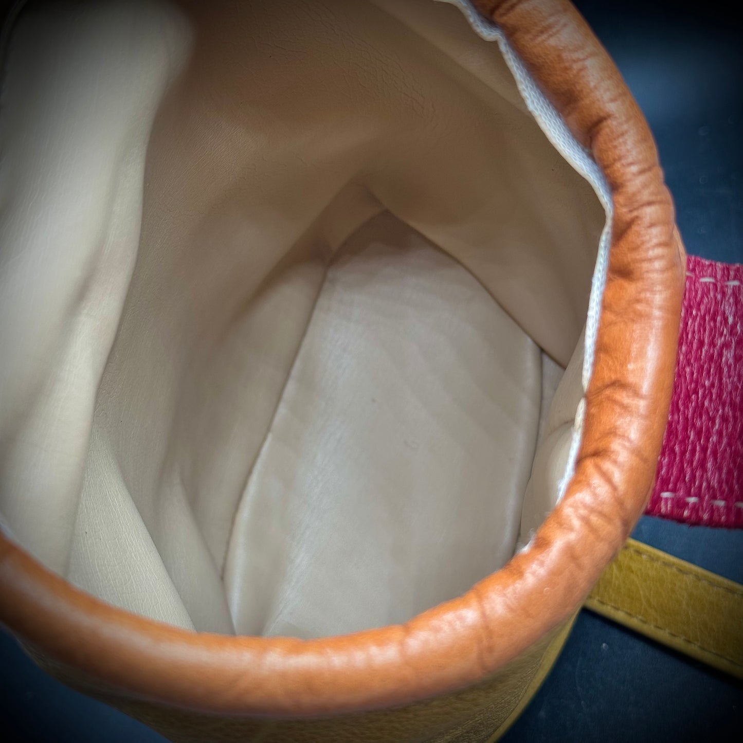 Vintage Maxx New York Buttery Leather Bucket Bag