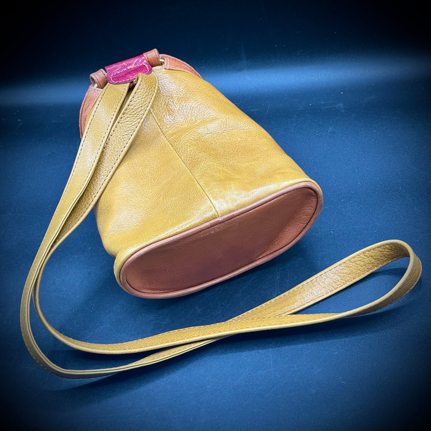 Vintage Maxx New York Buttery Leather Bucket Bag