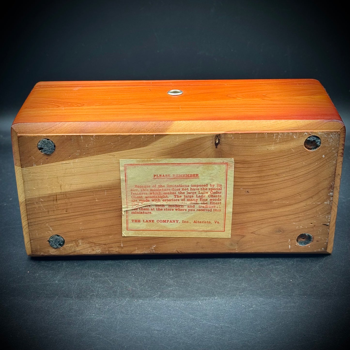 Vintage Lane Ceder Chest Box from Kansas City