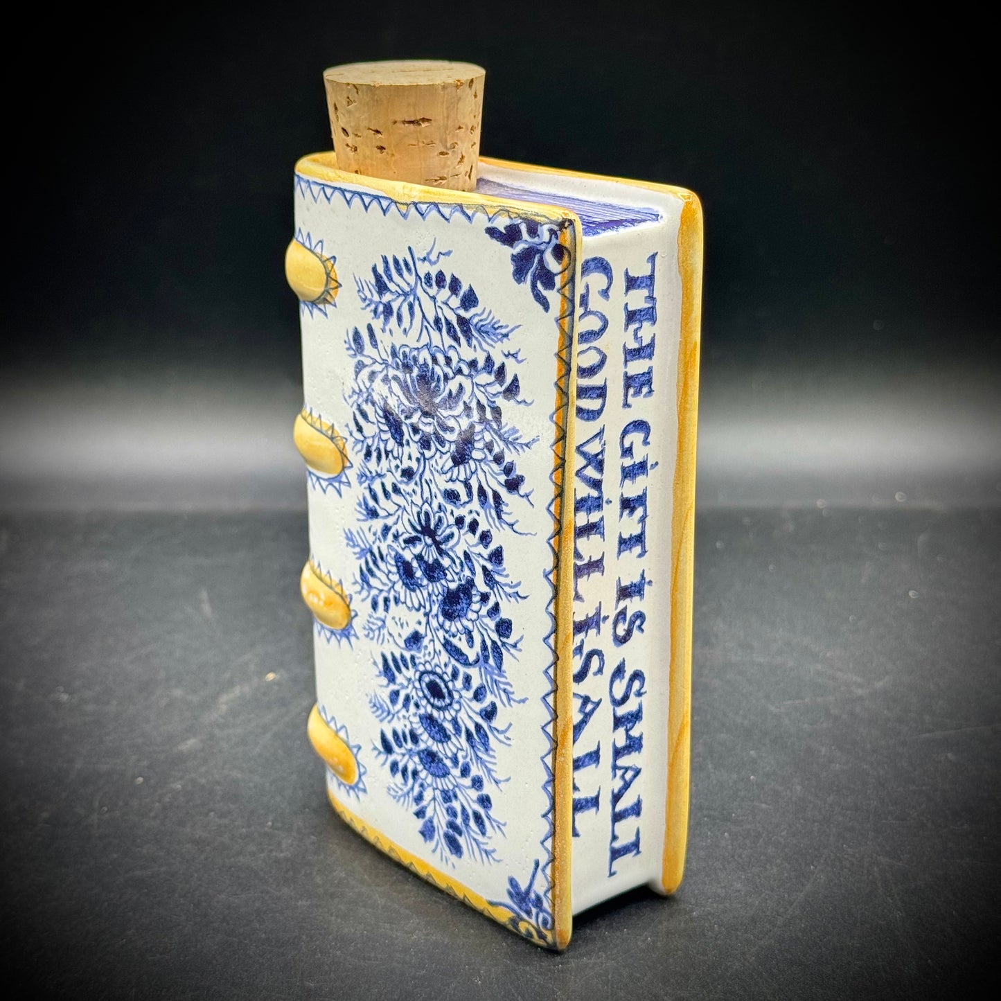 MMA Portugal Majolica Flask/Handwarmer