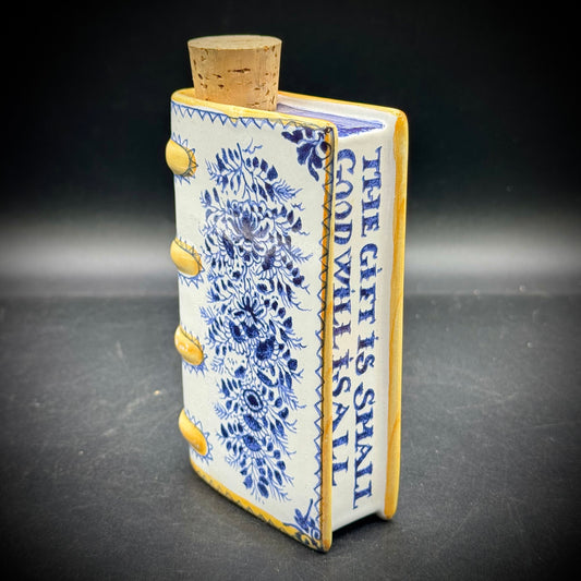 MMA Portugal Majolica Flask/Handwarmer