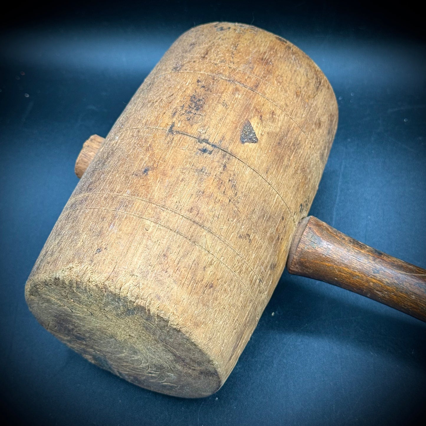 Antique Primitive Heavy Wood Mallet