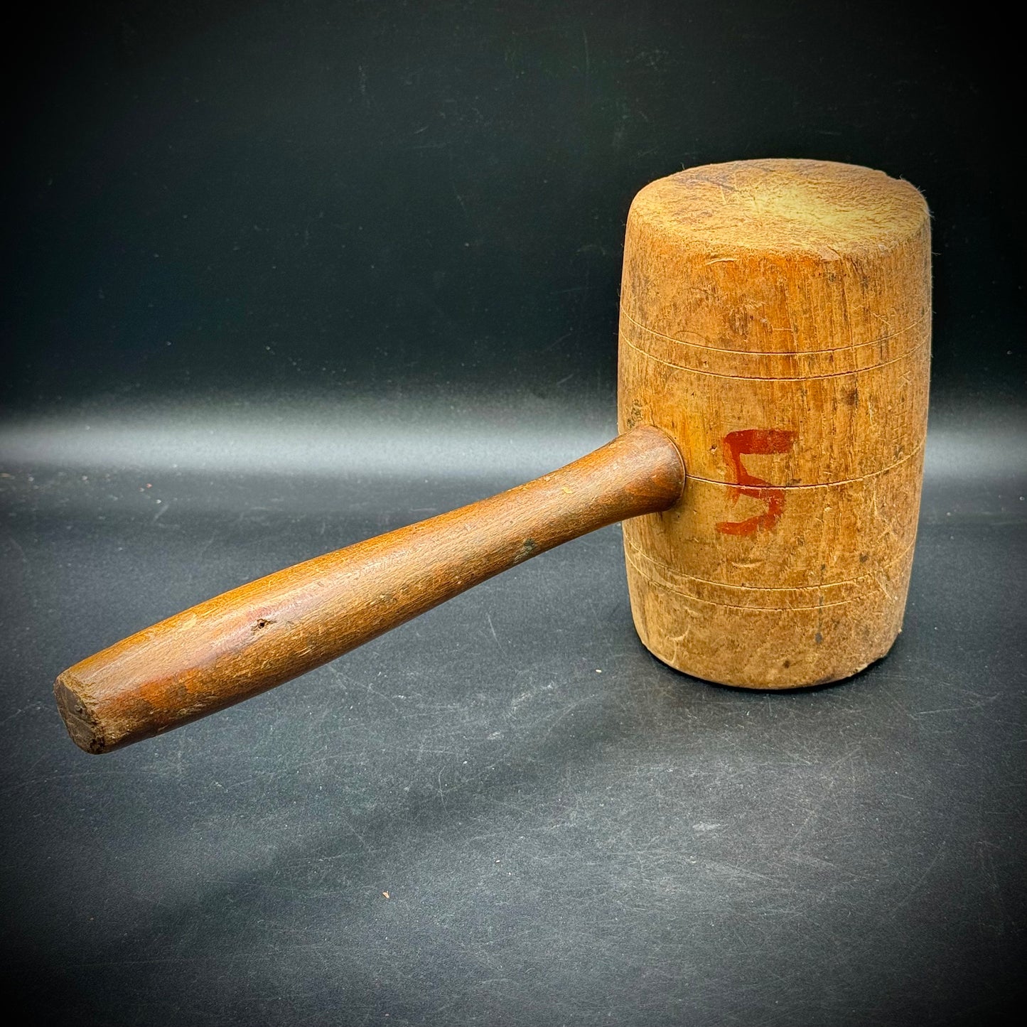 Antique Primitive Heavy Wood Mallet