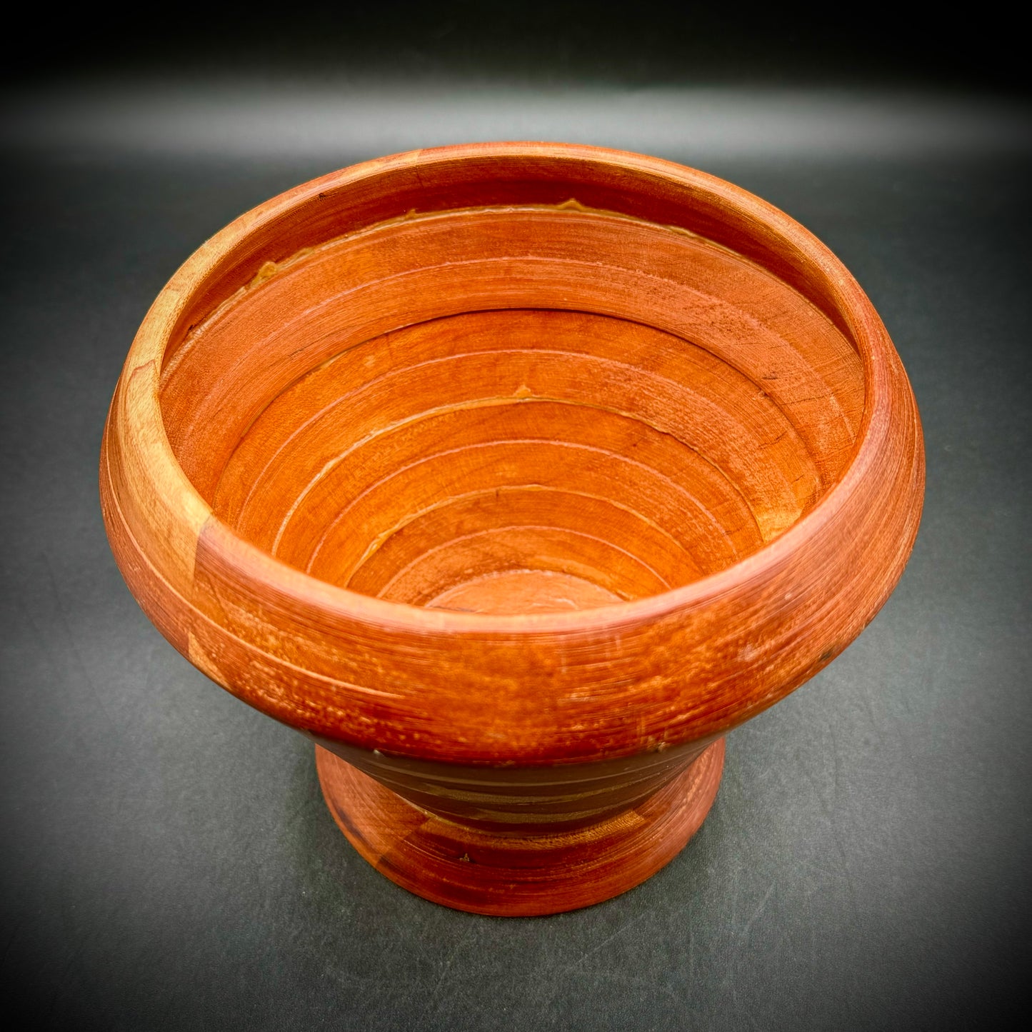 Artist Signed Hand Turned Wood Bowl