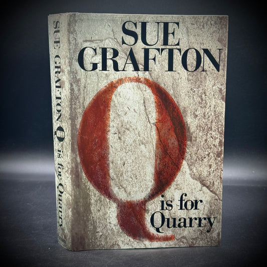 Sue Grafton Signed "Q" Alphabet Mystery Novel