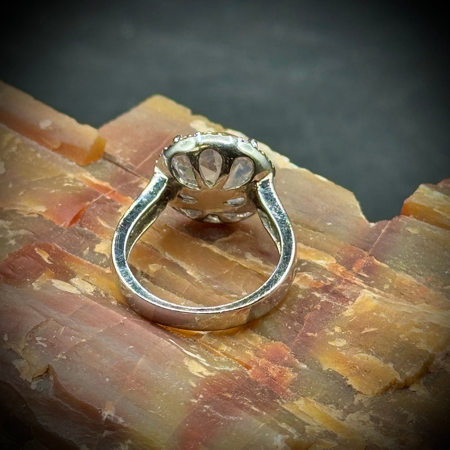 Sterling Silver .925 Ring with Faceted Stone