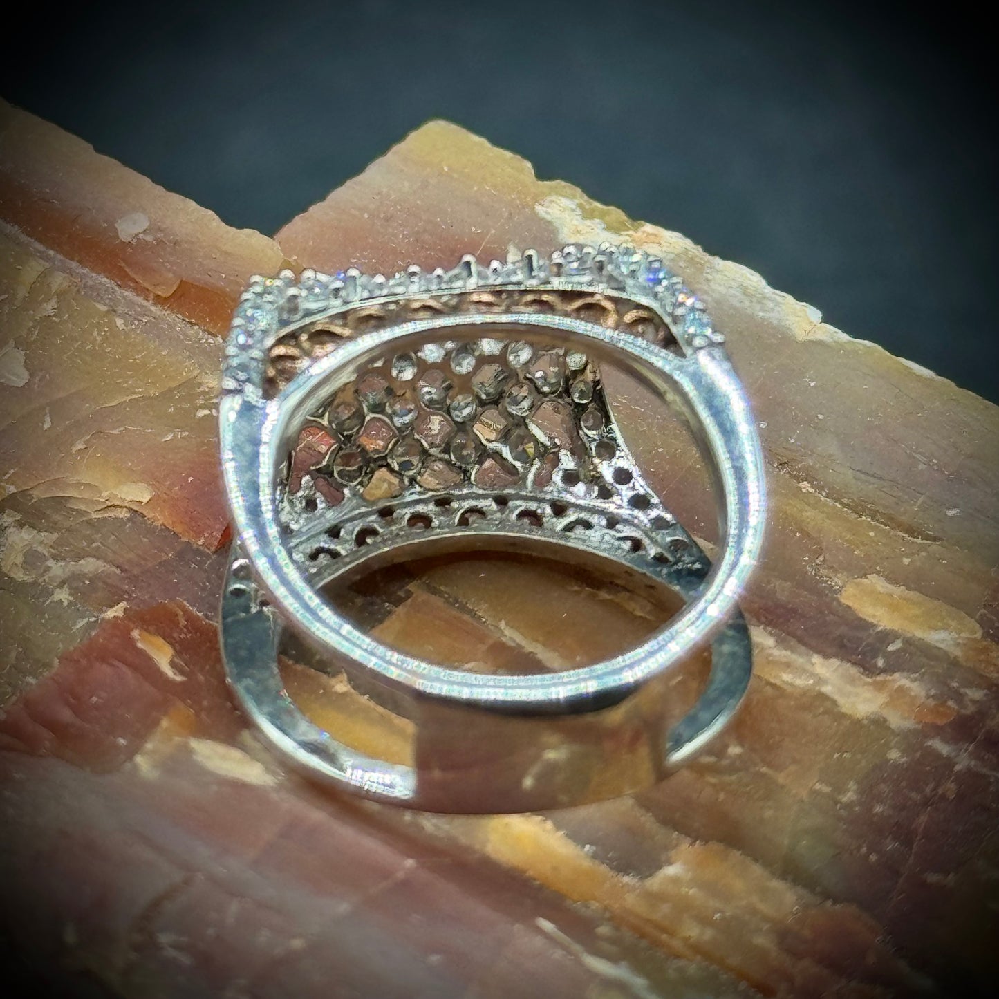 Sterling Silver .925 Ring with CZ Stones