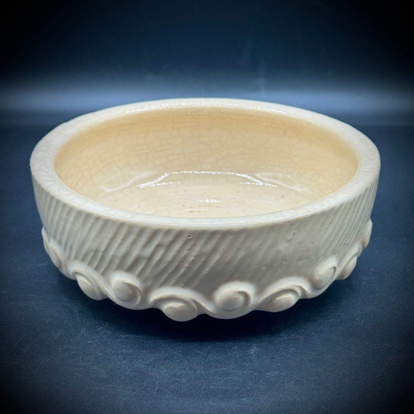 Vintage McCoy Low Planter - White