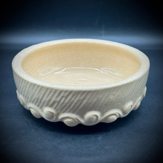 Vintage McCoy Low Planter - White