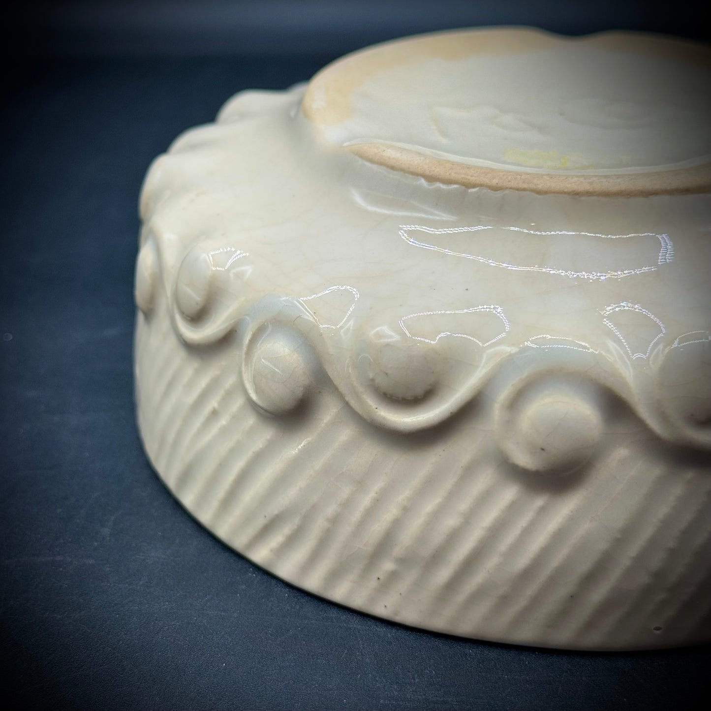 Vintage McCoy Low Planter - White