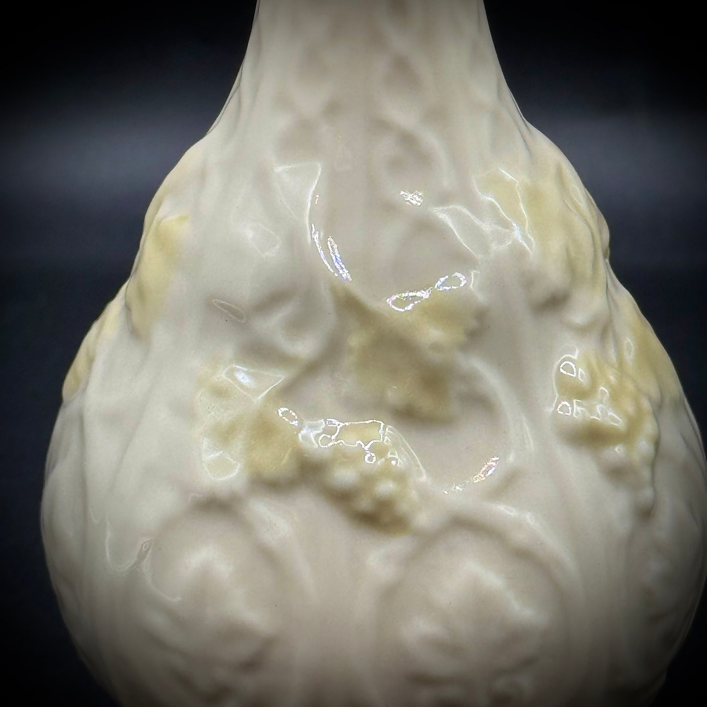 Vintage Baleek Ireland Grapevine Vase