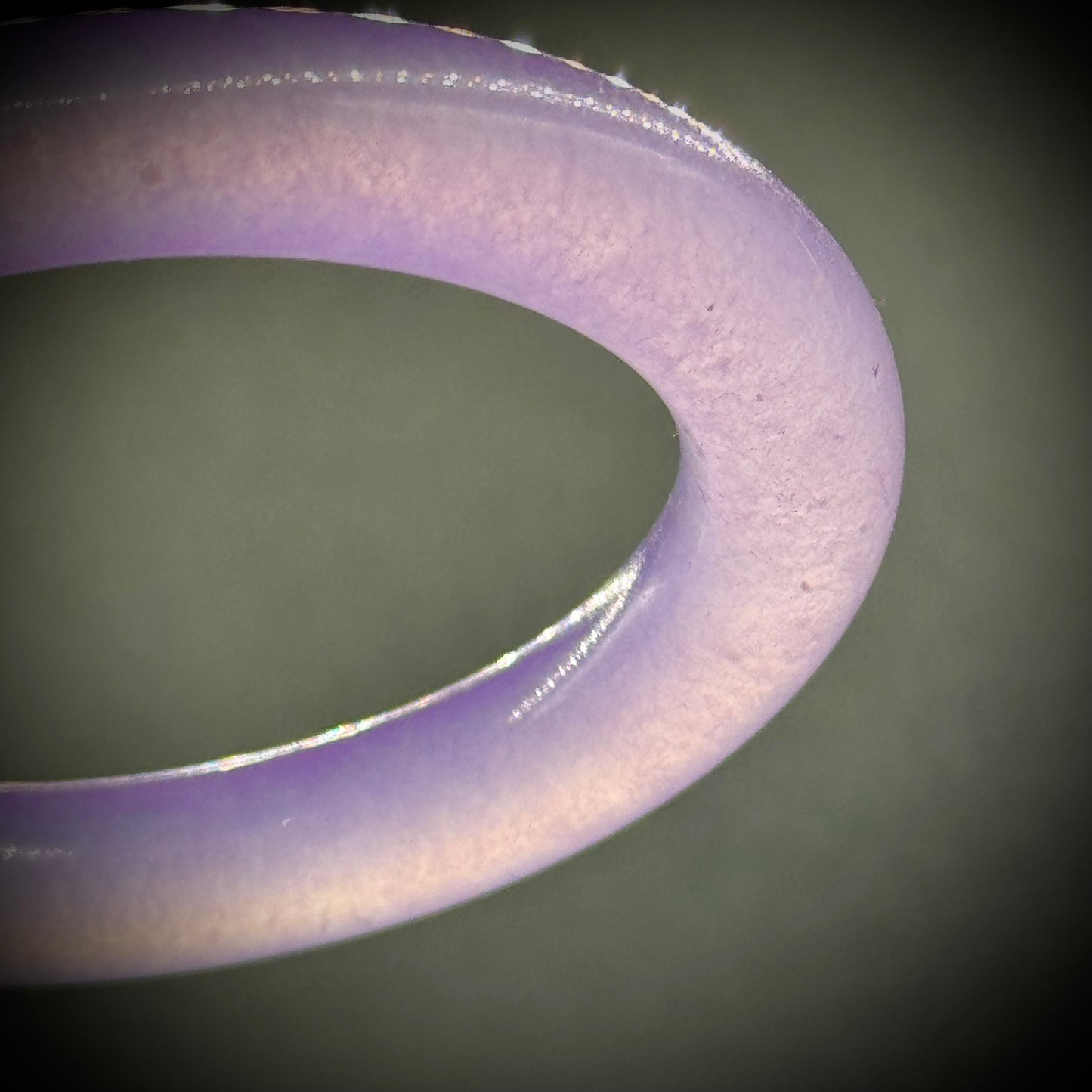 Lavender Jade Bangle Bracelet