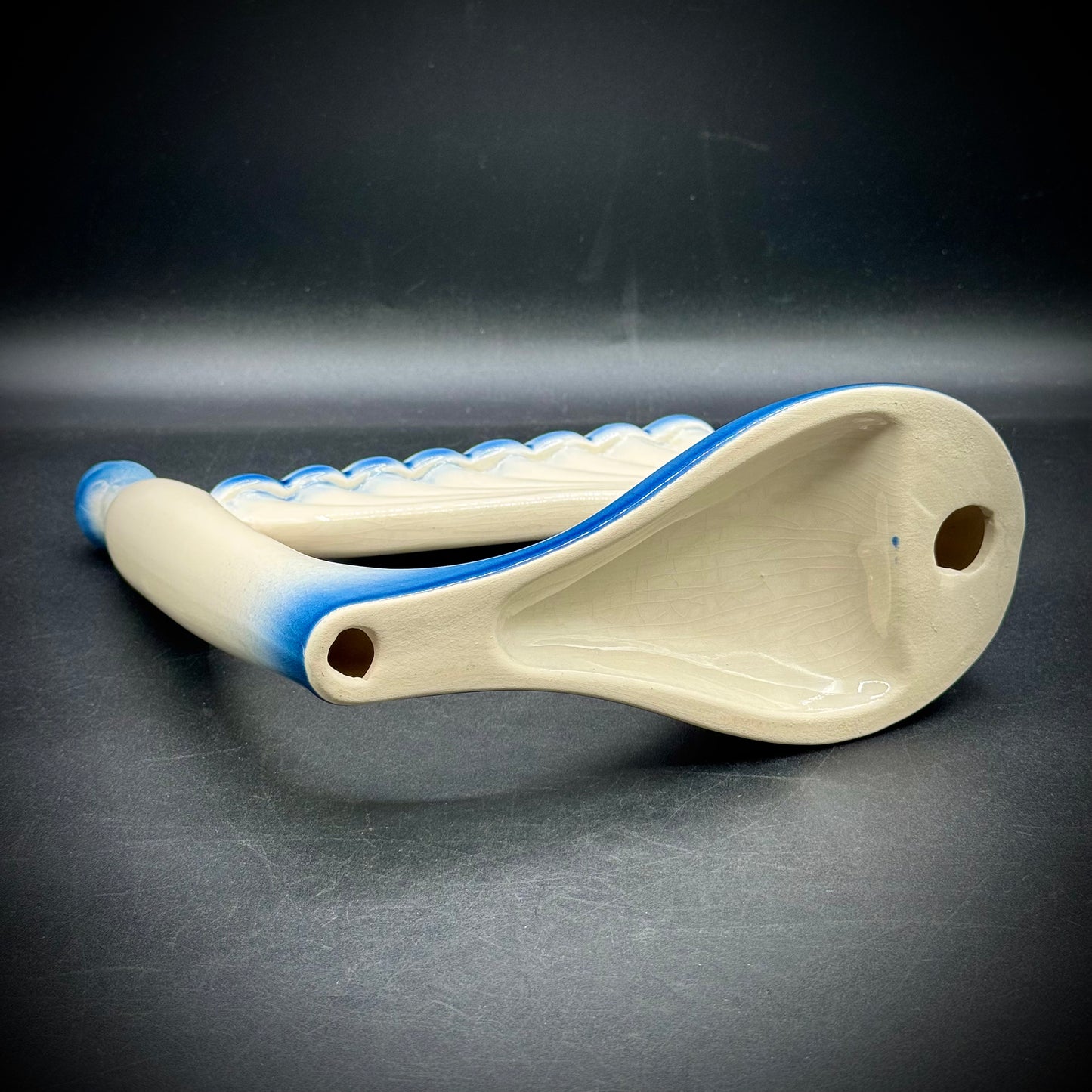 Vintage Kfar Menachen Ceramic Menorah - Made in Isreal