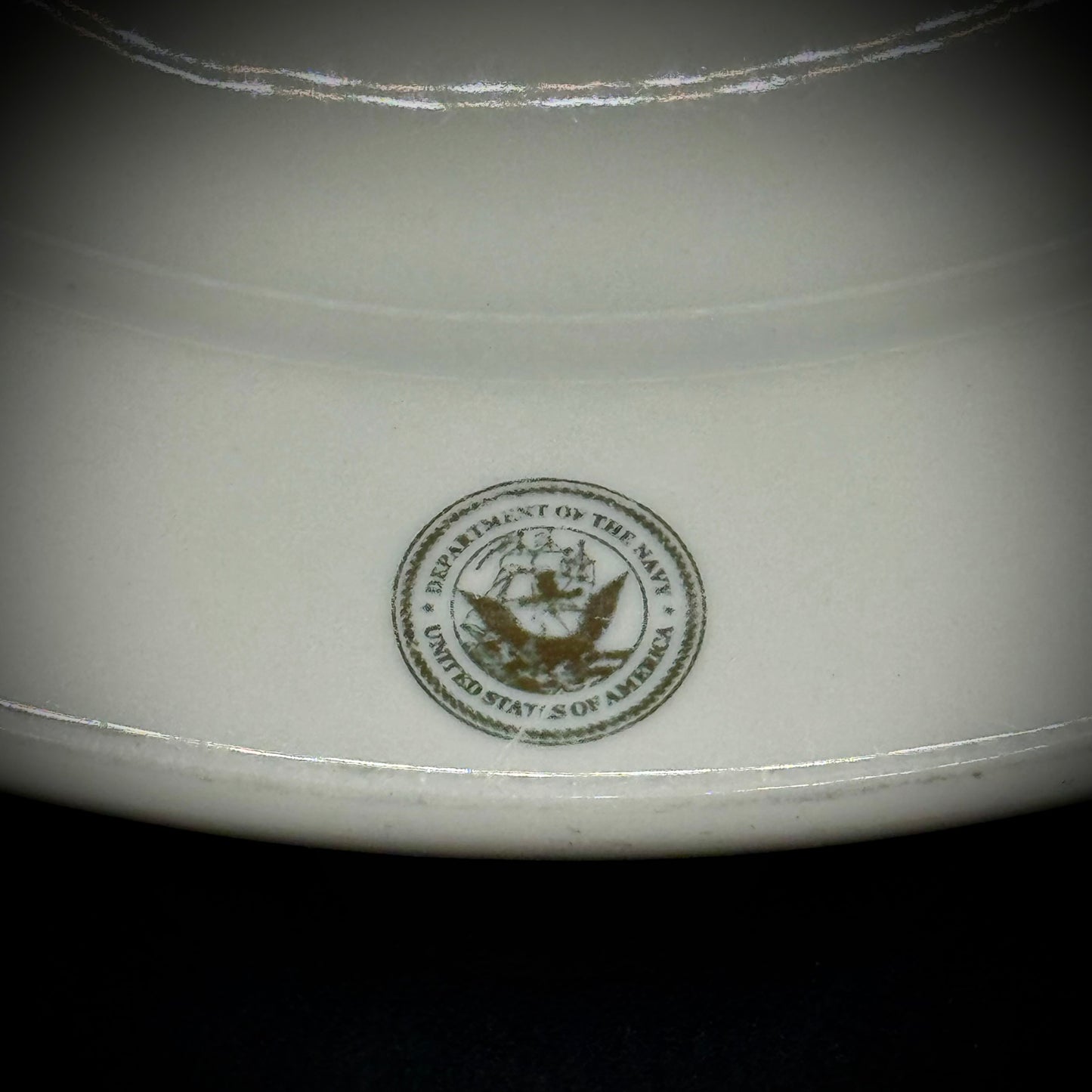 Vintage USS Cheyenne US Navy Nuclear Submarine Dinner Plate