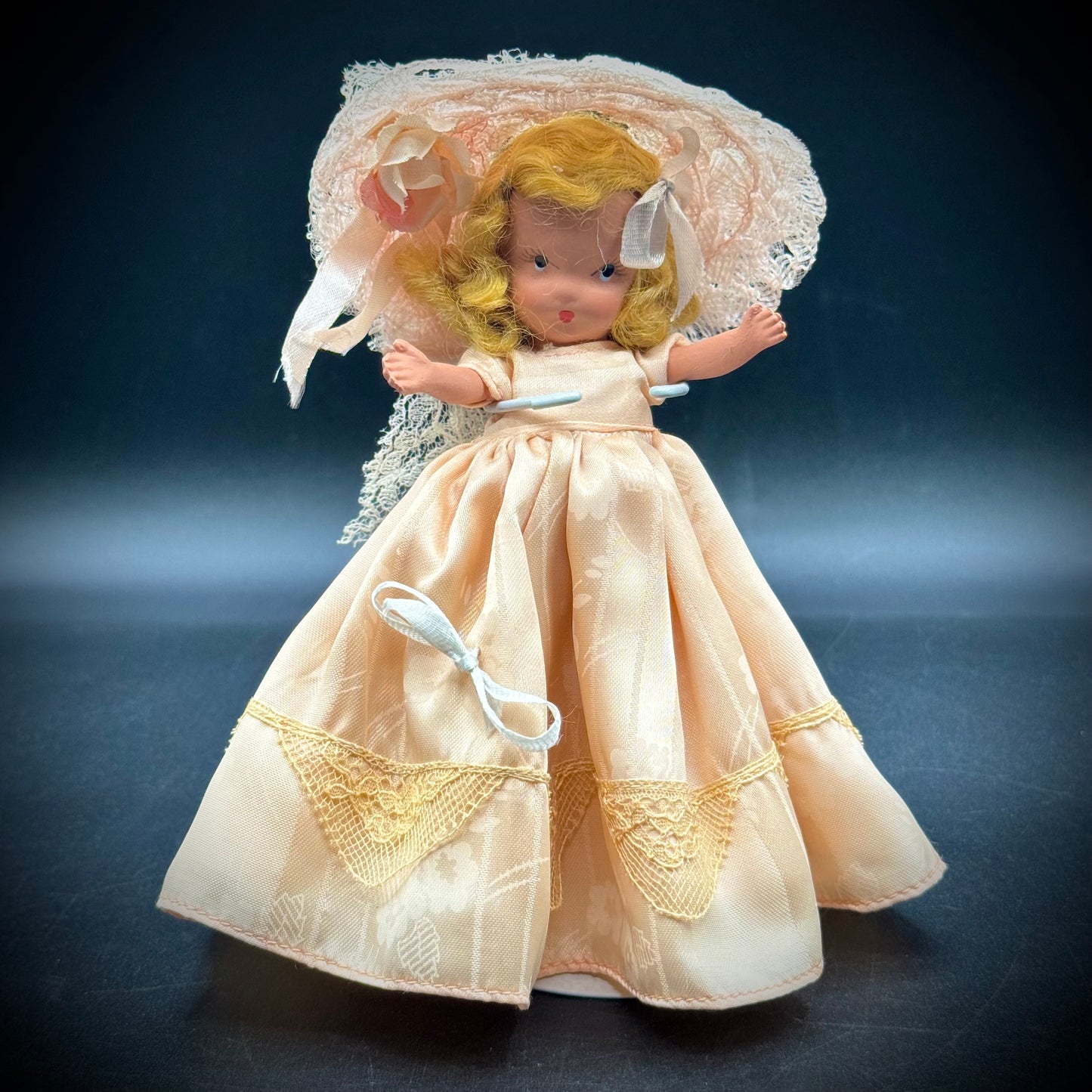 Vintage 1930s-40s Nancy Ann Storybook Doll "The Bridesmaid"