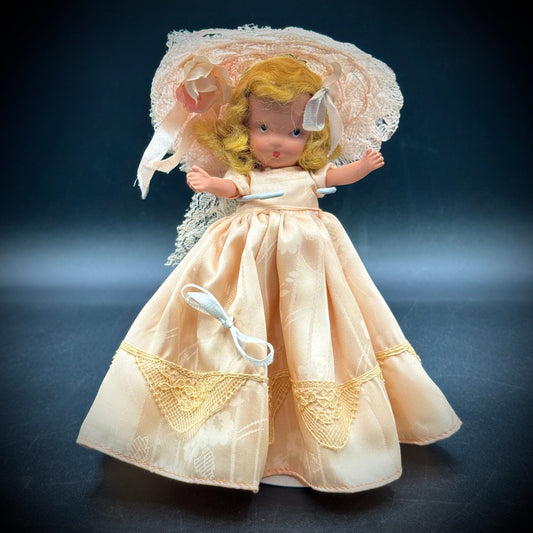Vintage 1930s-40s Nancy Ann Storybook Doll "The Bridesmaid"