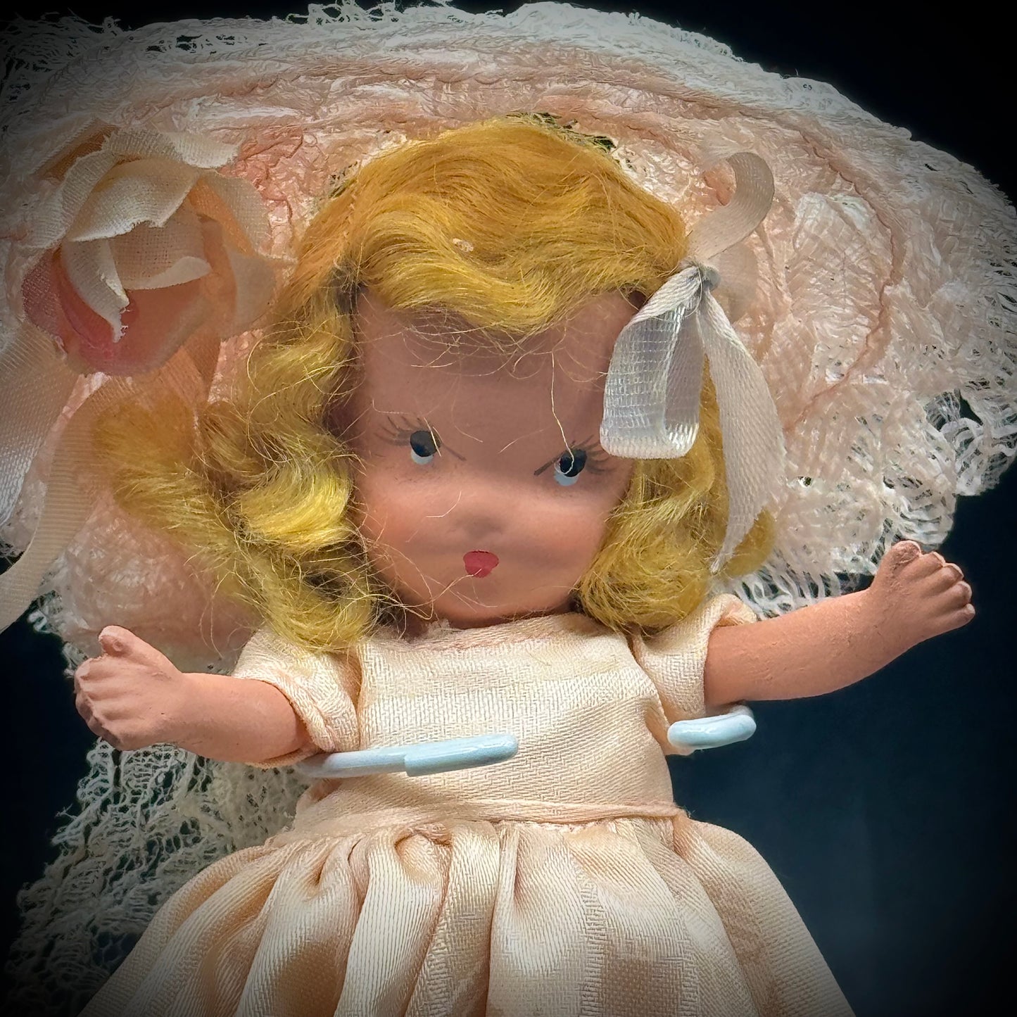 Vintage 1930s-40s Nancy Ann Storybook Doll "The Bridesmaid"