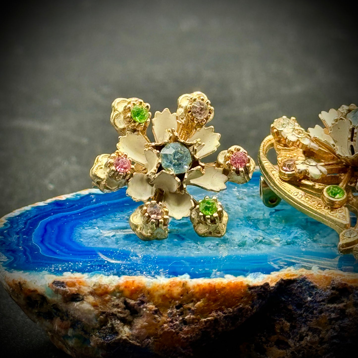 Vintage Coro Pin & Earring Set