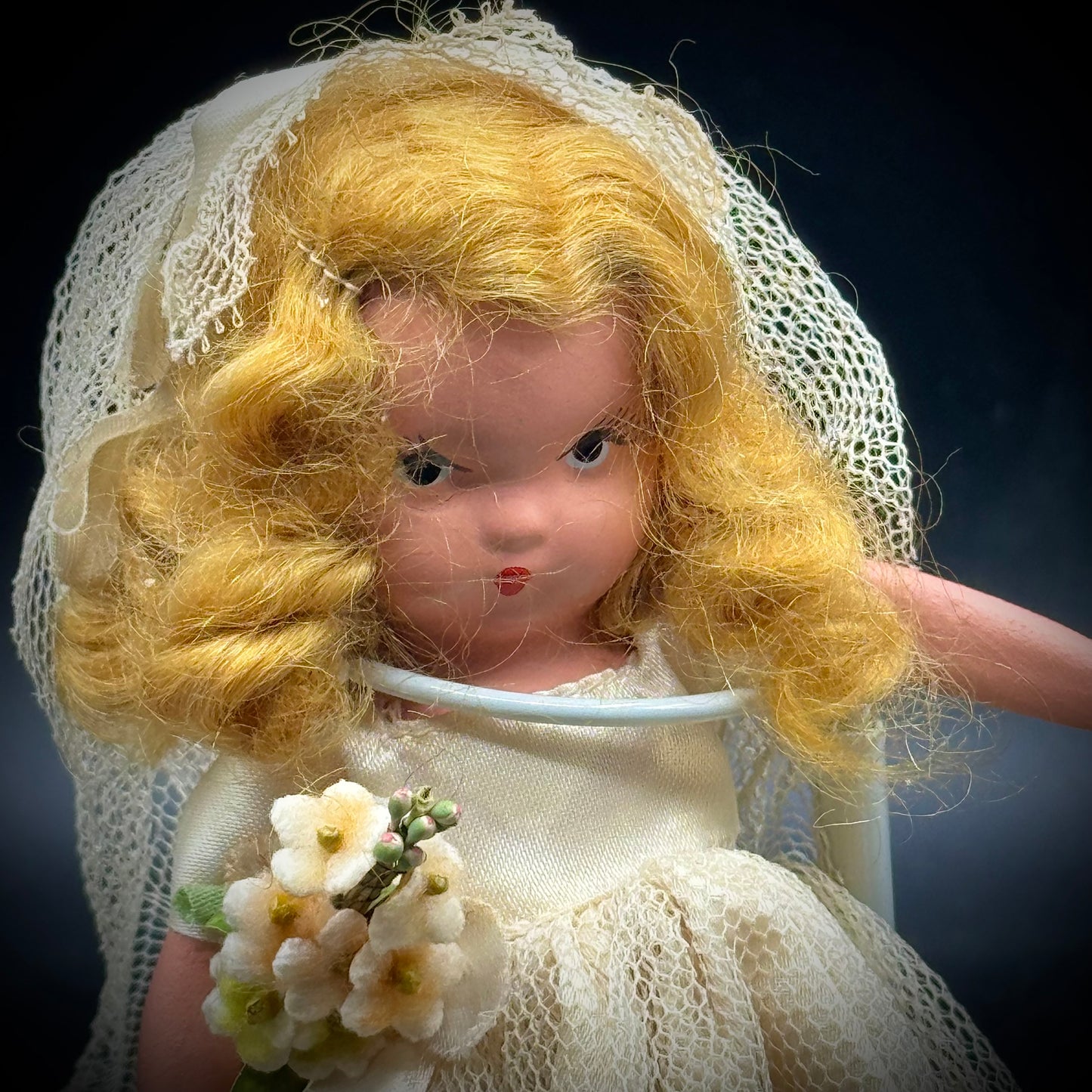 Vintage 1930s-40s Nancy Ann Storybook Doll "The Bride"