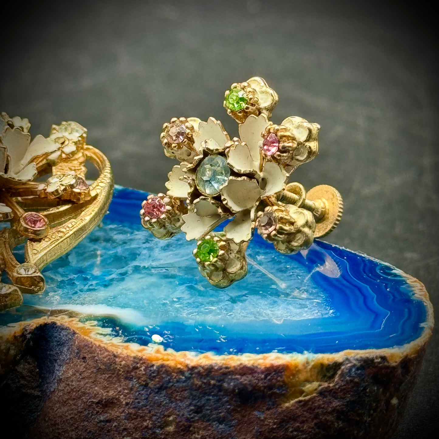 Vintage Coro Pin & Earring Set