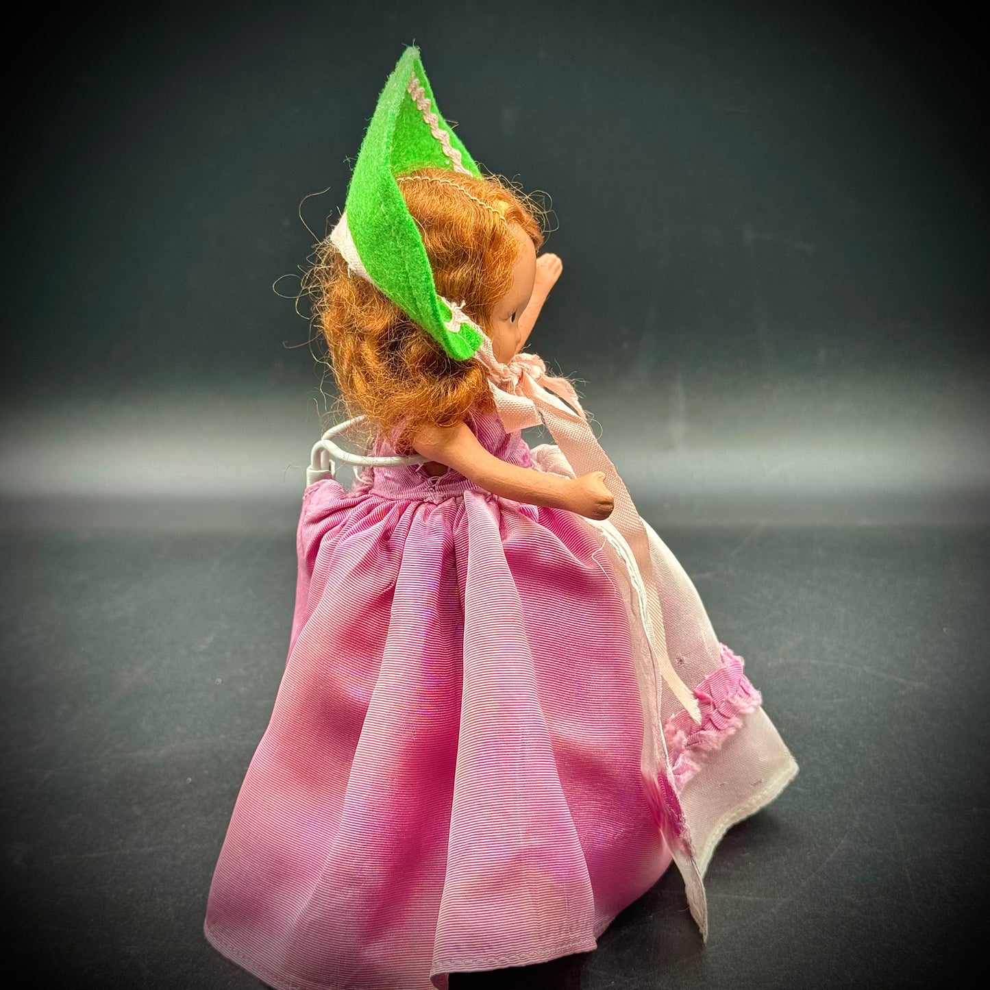 Vintage 1930s-40s Nancy Ann Storybook Doll "Girl with Green Bonnet"