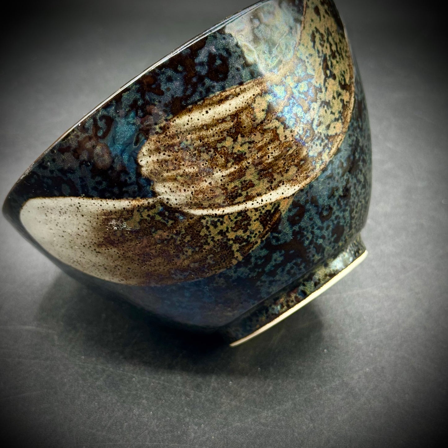 Hand Thrown Ceramic Bowl Signed