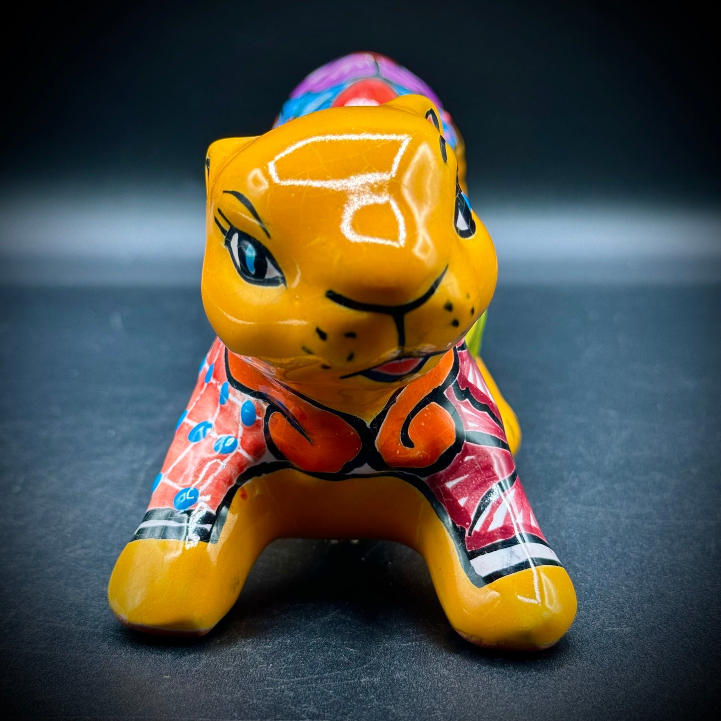 Hand Painted & Signed Talavera Squirrel