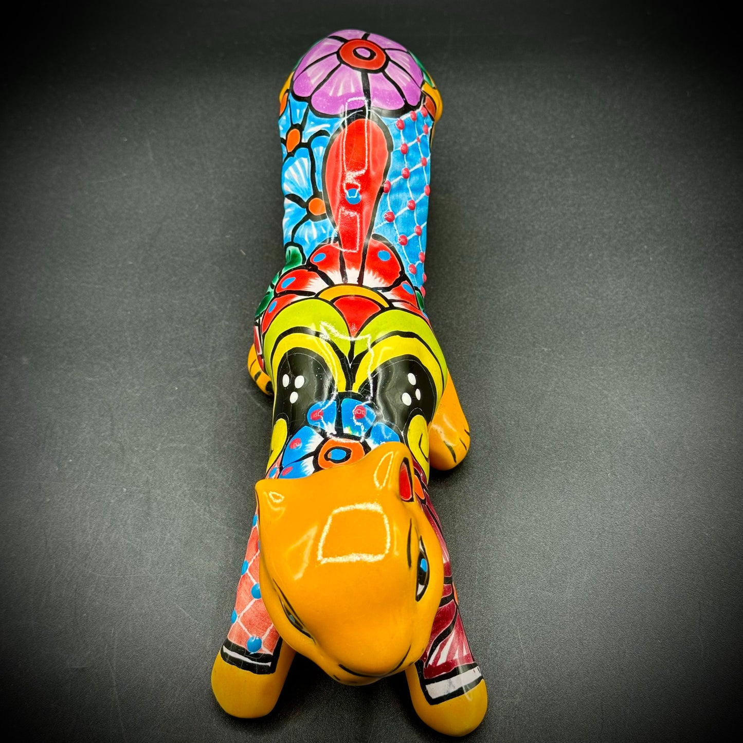 Hand Painted & Signed Talavera Squirrel