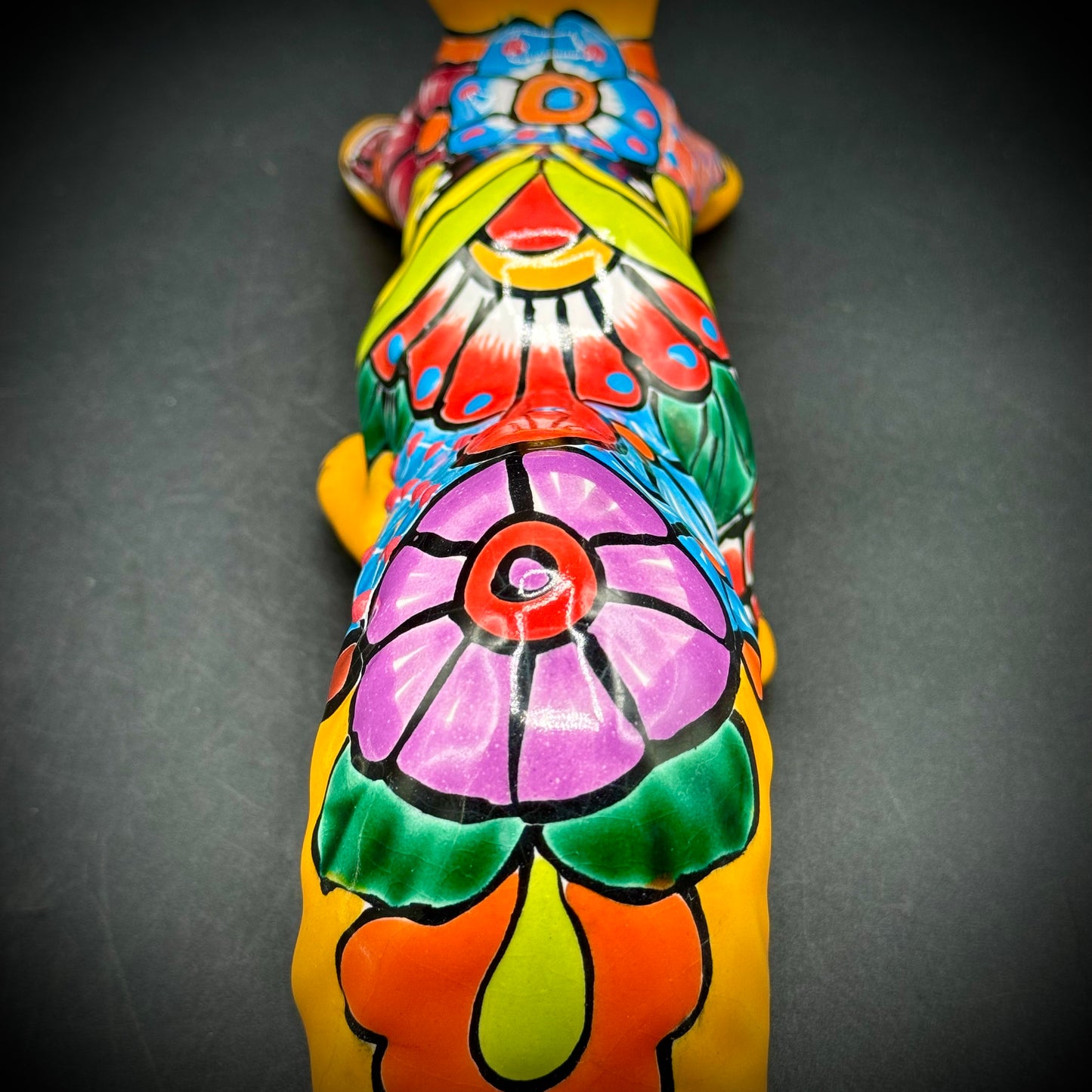 Hand Painted & Signed Talavera Squirrel