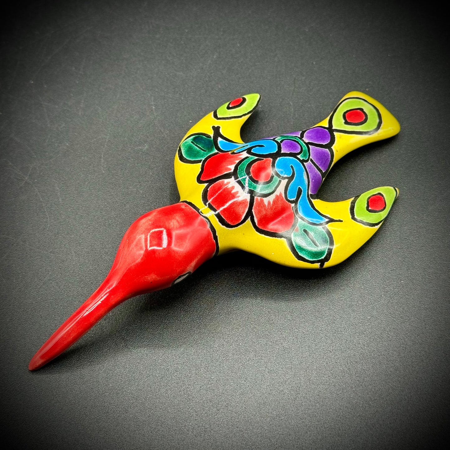 Hand Painted Talavera Hummingbird