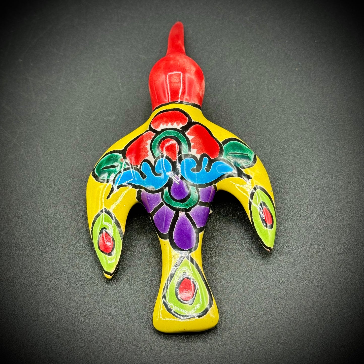 Hand Painted Talavera Hummingbird