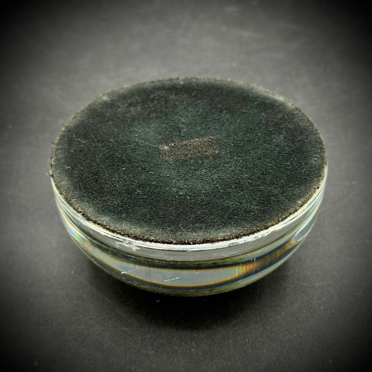 Vintage 1984 Smokey The Bear Stamp Convex Paperweight