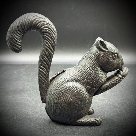 Cast Iron Squirrel Nutcracker