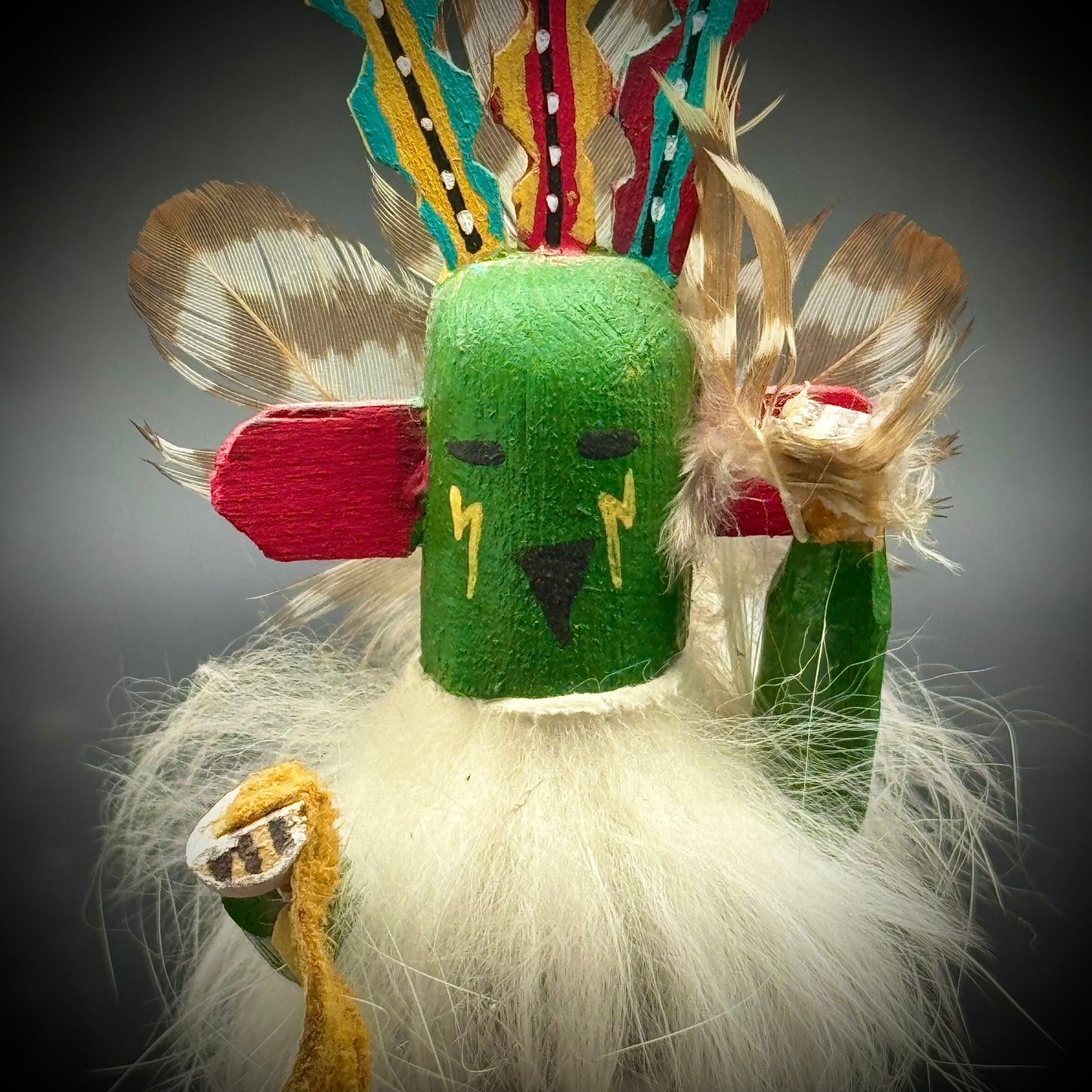 Hand Made Artist Signed Kachina Doll "Thunder"